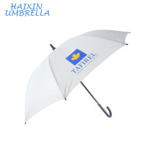 Artigos de presente para 2018 Popular Pintura DIY Pessoal Parasol Sol Proteger Viagem Promoção Esporte Guarda-chuva Branco Logotipo De Impressão Personalizada